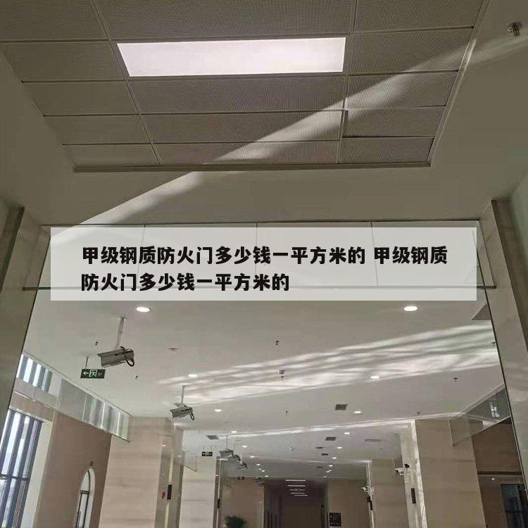 甲级钢质防火门多少钱一平方米的 甲级钢质防火门多少钱一平方米的
