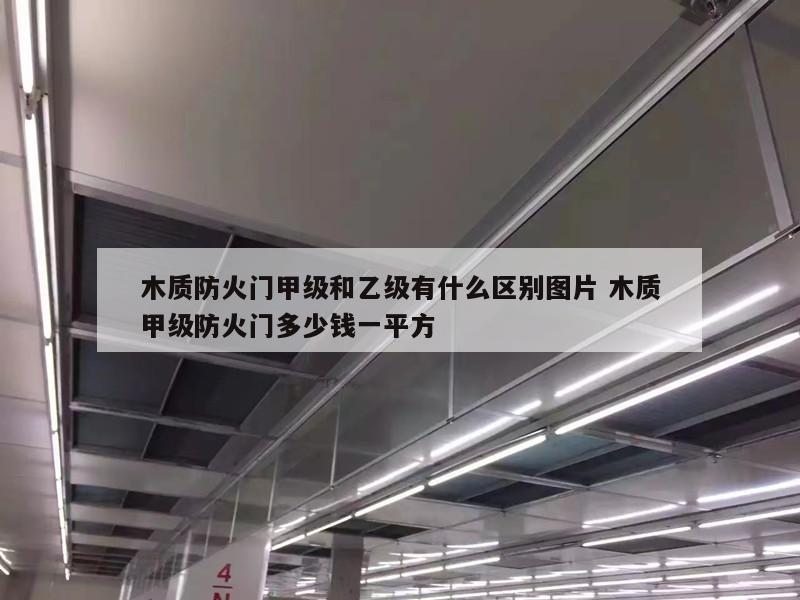 木质防火门甲级和乙级有什么区别图片 木质甲级防火门多少钱一平方
