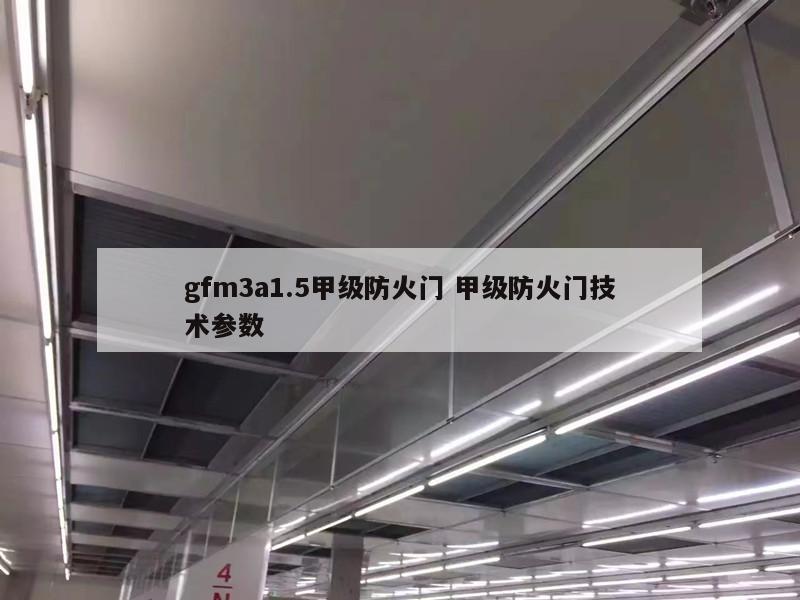 gfm3a1.5甲级防火门 甲级防火门技术参数