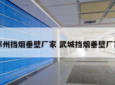 郑州挡烟垂壁厂家 武城挡烟垂壁厂家