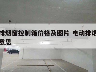 电动排烟窗控制箱价格及图片 电动排烟窗是什么意思